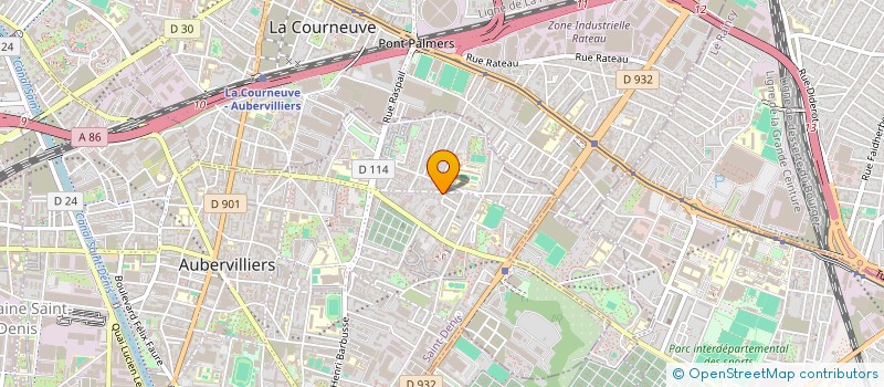 localisation de l'entreprise MFARAJ  AUBERVILLIERS