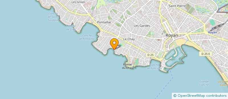 localisation de l'entreprise MFASI (MARIO FOUILLET ARCHITECTURE ET SYSTEMES INFORMATIQUES)  ROYAN