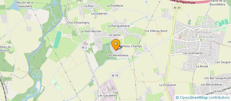 localisation de l'entreprise MFB  CHANCEAUX-SUR-CHOISILLE