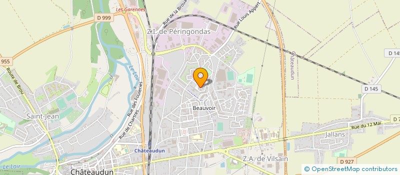 localisation de l'entreprise MFB à CHATEAUDUN