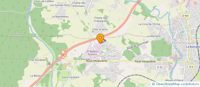 localisation de l'entreprise MFB à MOULINS-SUR-TARDOIRE