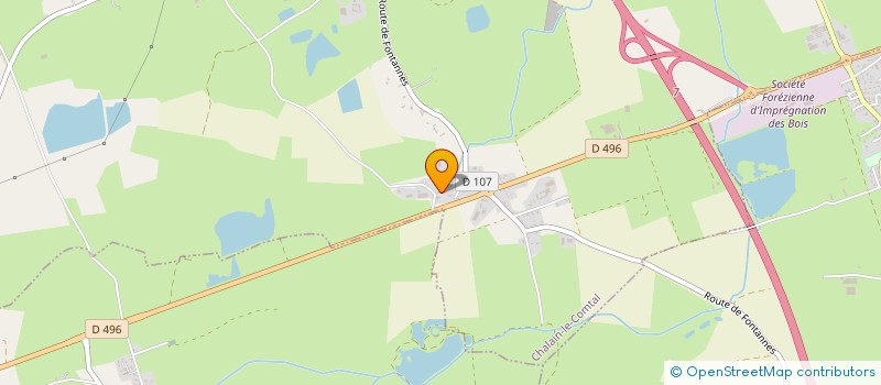 localisation de l'entreprise MFB  CHALAIN-LE-COMTAL