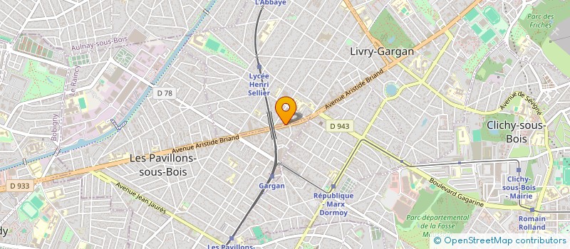 localisation de l'entreprise MFB BAT  LIVRY-GARGAN