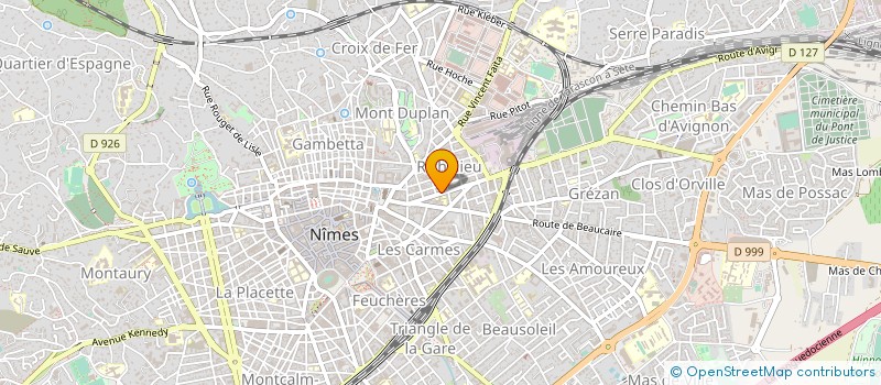 localisation de l'entreprise MFB HABITAT  NIMES