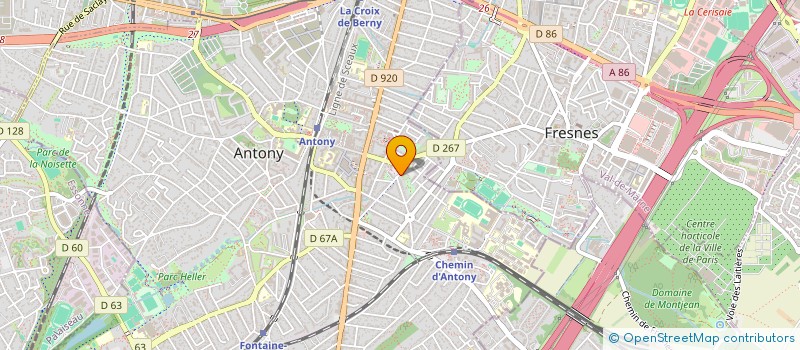 localisation de l'entreprise MFBCF à ANTONY