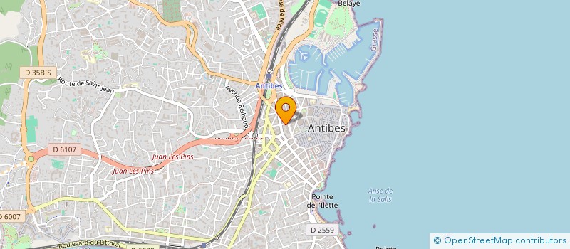 localisation de l'entreprise MFC à ANTIBES