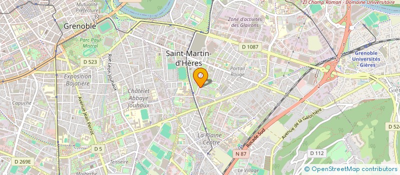 localisation de l'entreprise MFC CONSTRUCTION  SAINT-MARTIN-D'HERES