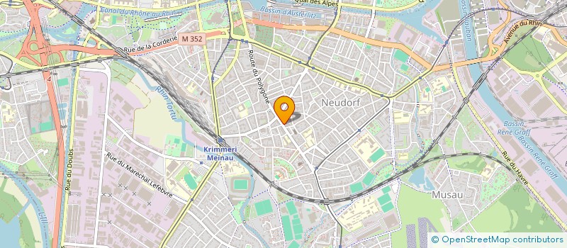 localisation de l'entreprise MFC DISTRIBUTION à STRASBOURG