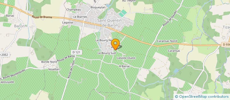 localisation de l'entreprise MFC HOLDING  SAINT-QUENTIN-DE-BARON