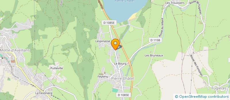 localisation de l'entreprise MFCK DESIGN  PIERRE-CHATEL