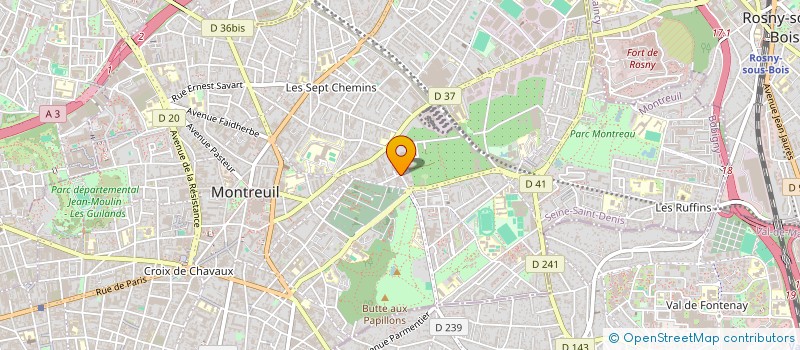 localisation de l'entreprise MFCR à MONTREUIL