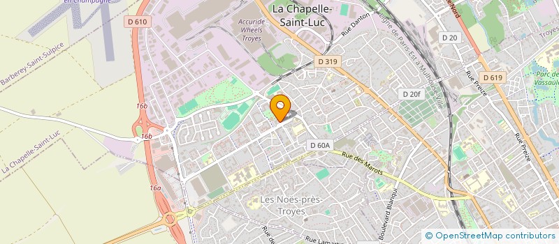 localisation de l'entreprise MFD à LA CHAPELLE-SAINT-LUC