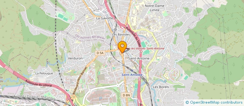 localisation de l'entreprise MFD à MARSEILLE