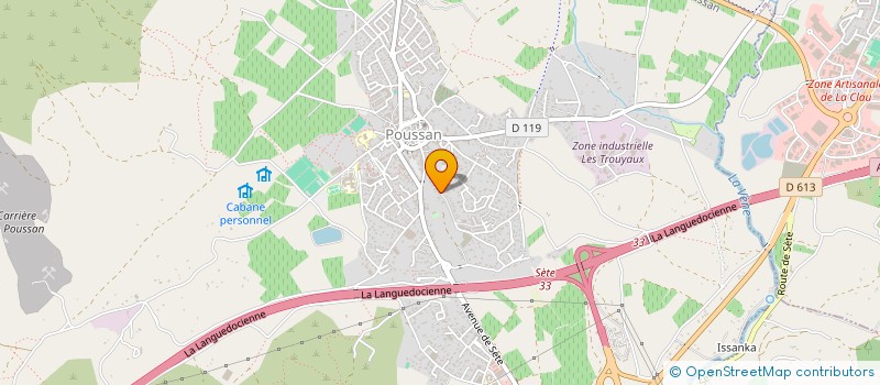 localisation de l'entreprise MFD  POUSSAN