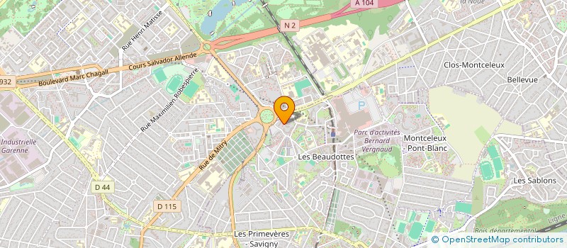 localisation de l'entreprise MFD TRANSPORT  SEVRAN