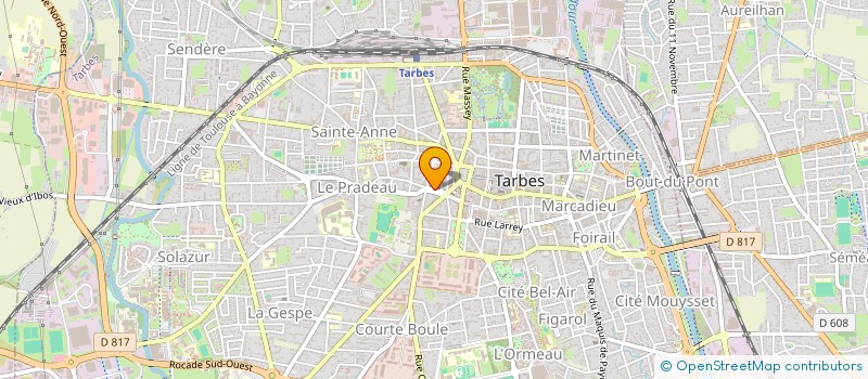 localisation de l'entreprise MFDI LOISIRS à TARBES