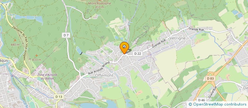 localisation de l'entreprise MFDID à OFFEMONT