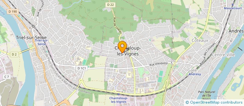 localisation de l'entreprise MFDS 78 à CHANTELOUP-LES-VIGNES