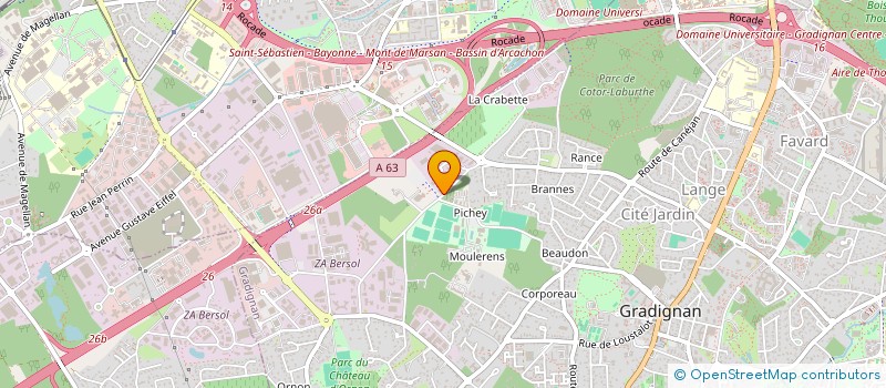 localisation de l'entreprise MFE à GRADIGNAN