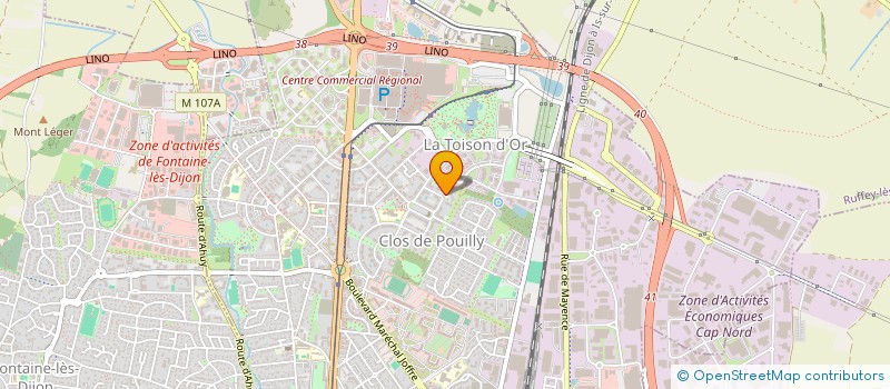 localisation de l'entreprise MFE à DIJON
