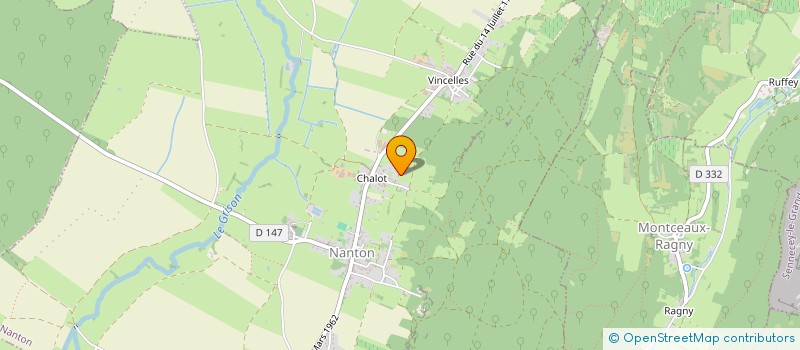 localisation de l'entreprise MFG  NANTON