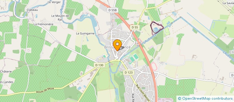 localisation de l'entreprise MFG  BRISSAC LOIRE AUBANCE