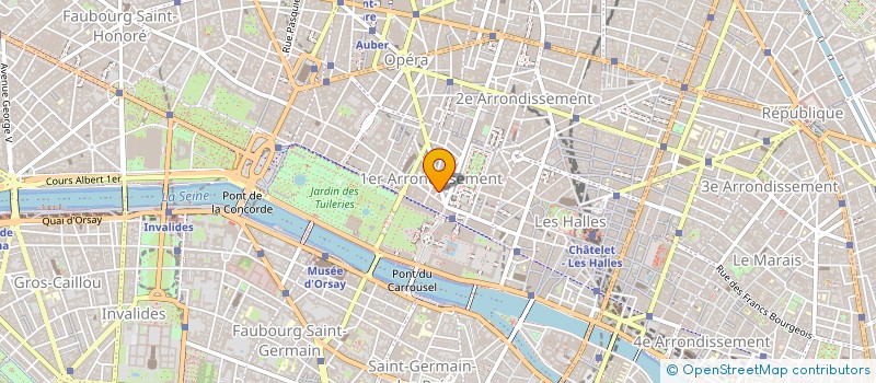 localisation de l'entreprise MFG RETAIL COMPAGNIE à PARIS