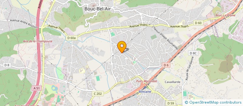 localisation de l'entreprise MFGARIC à BOUC-BEL-AIR