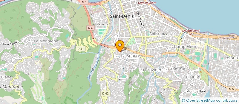 localisation de l'entreprise MFGW à SAINT-DENIS