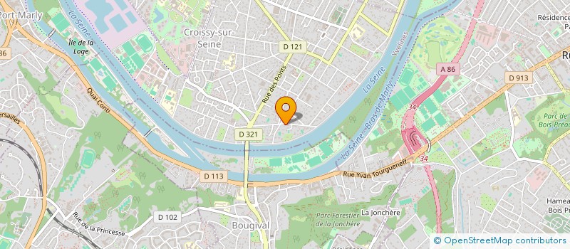 localisation de l'entreprise MFH REPUBLIQUE  CROISSY-SUR-SEINE