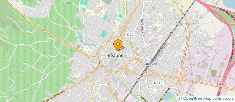 localisation de l'entreprise MFH VOYAGES à BEAUNE