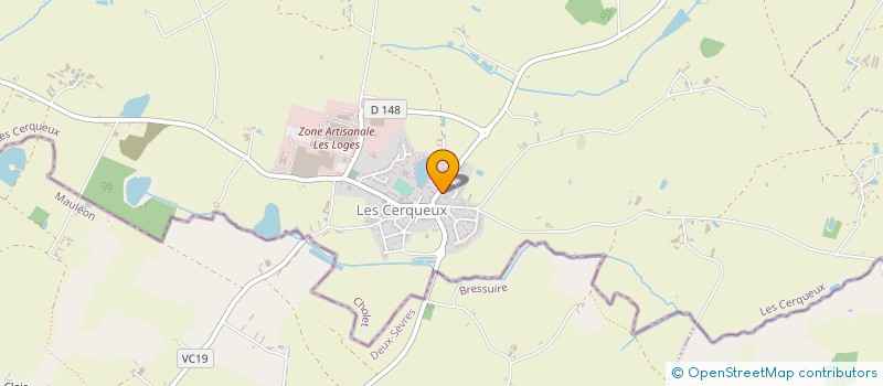 localisation de l'entreprise MFHZ  LES CERQUEUX