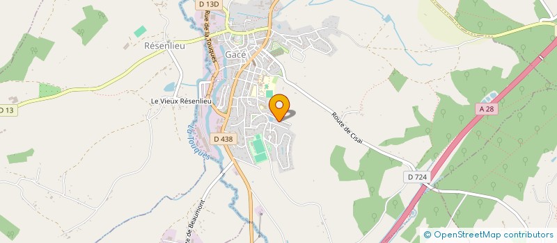 localisation de l'entreprise MFI à CHAUMONT