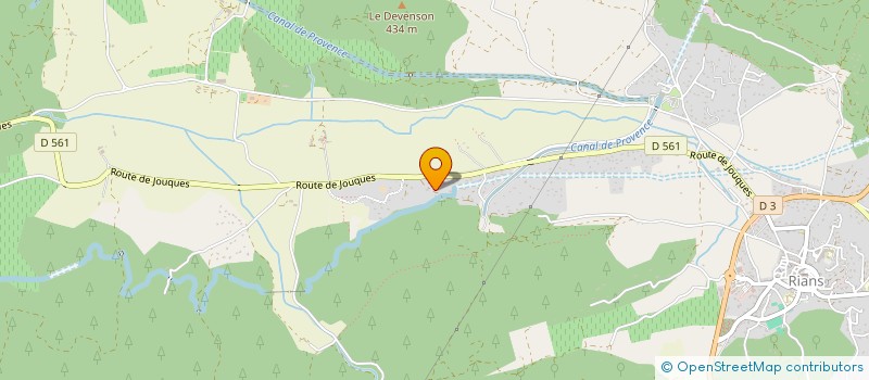 localisation de l'entreprise MFI à RIANS