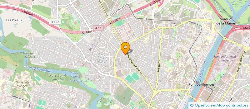localisation de l'entreprise MFI à ANGERS