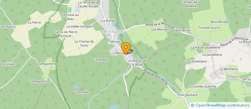 localisation de l'entreprise MFI  LANGEAIS