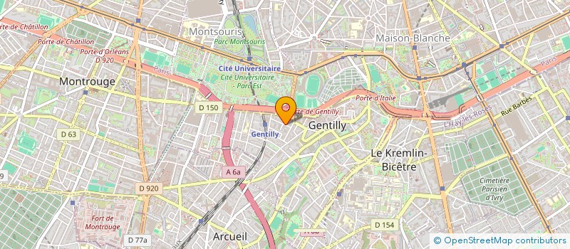 localisation de l'entreprise MFI EXPRESSES  GENTILLY