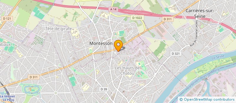 localisation de l'entreprise MFI TRANSPORT à MONTESSON