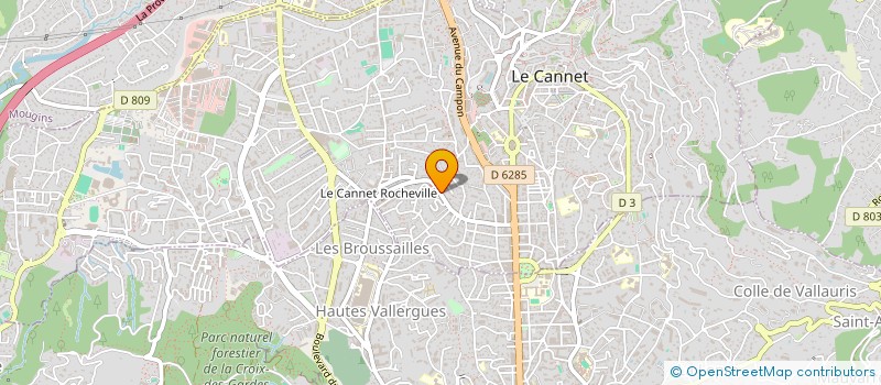 localisation de l'entreprise MFIF à LE CANNET