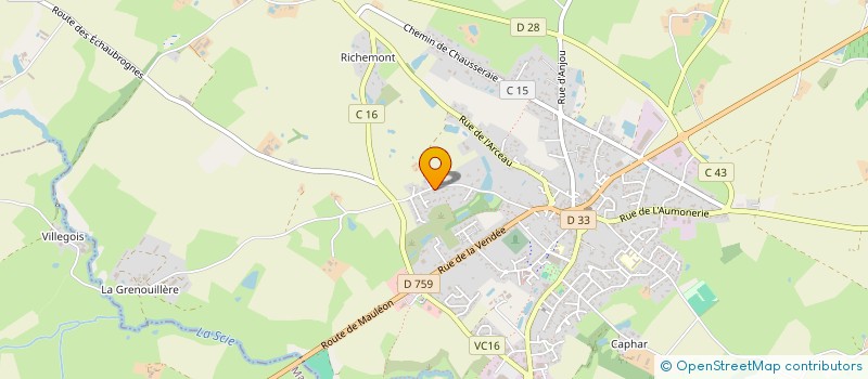 localisation de l'entreprise MFIMPEX  NUEIL-LES-AUBIERS