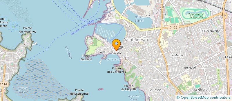 localisation de l'entreprise MFIRE à SAINT-MALO