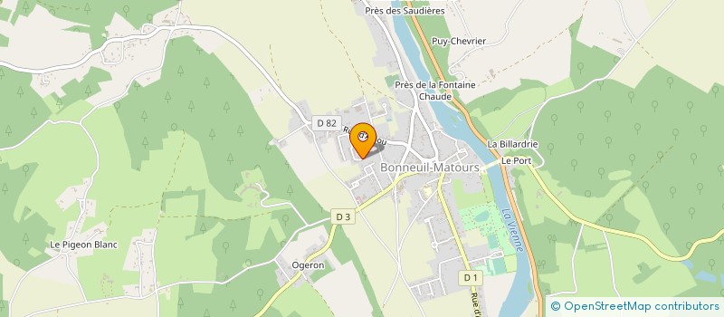 localisation de l'entreprise MFJ à BONNEUIL-MATOURS