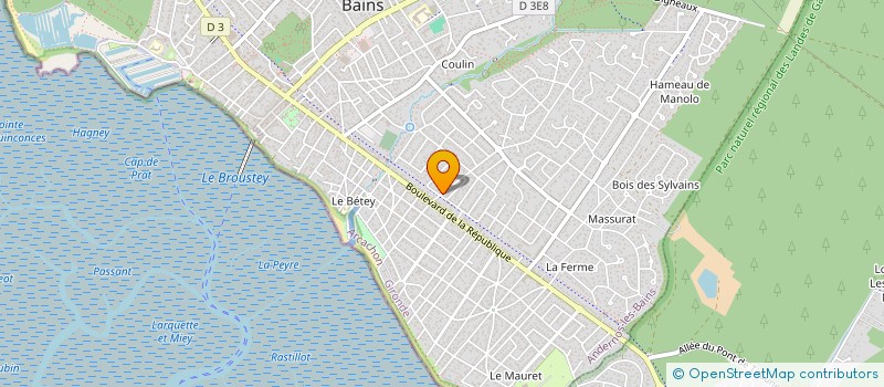 localisation de l'entreprise MFJC  ANDERNOS-LES-BAINS