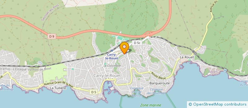 localisation de l'entreprise MFJJP  CARRY-LE-ROUET