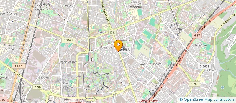 localisation de l'entreprise MFK BARBER SHOP  GRENOBLE