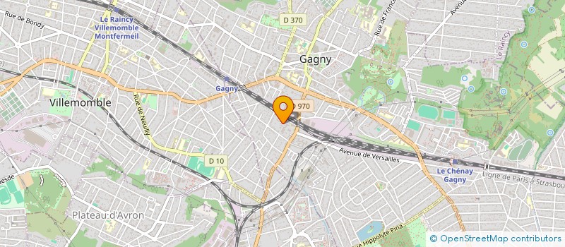 localisation de l'entreprise MFK GROUPE à GAGNY