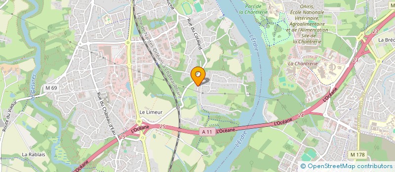 localisation de l'entreprise MFK IMMOBILIER  SAINT-NAZAIRE