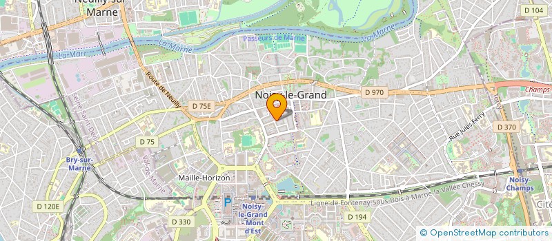 localisation de l'entreprise MFK - INTER  NOISY-LE-GRAND