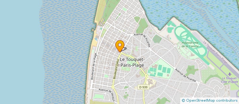 localisation de l'entreprise MFL à LE TOUQUET-PARIS-PLAGE