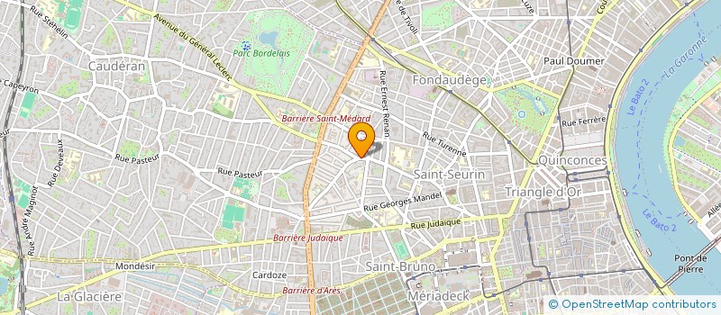 localisation de l'entreprise MFL  BORDEAUX